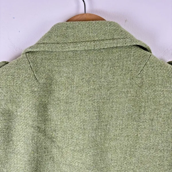 Banana Republic Wool Blazer‎ Jacket Womens Sz XS Green Career Business Pea Coat - Image 8
