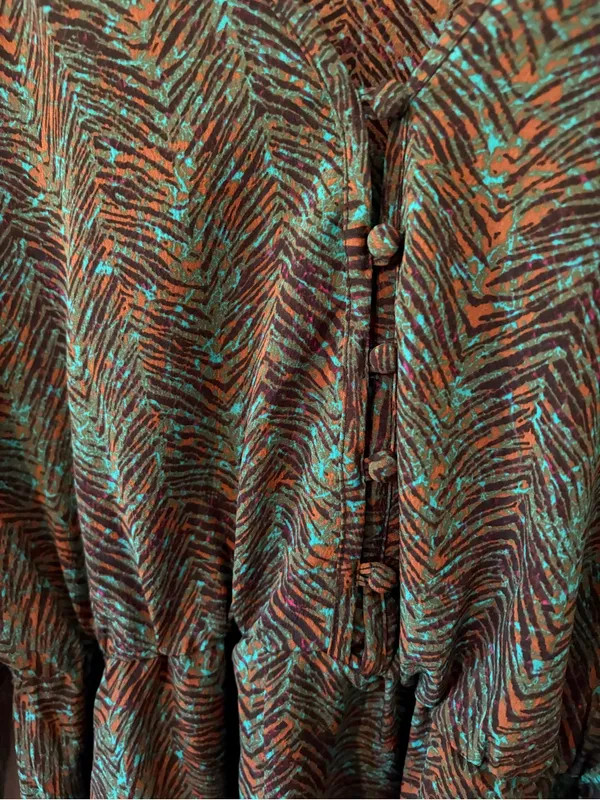 Wrangler Retro Women’s Smocked Sleeve Dress - Image 3