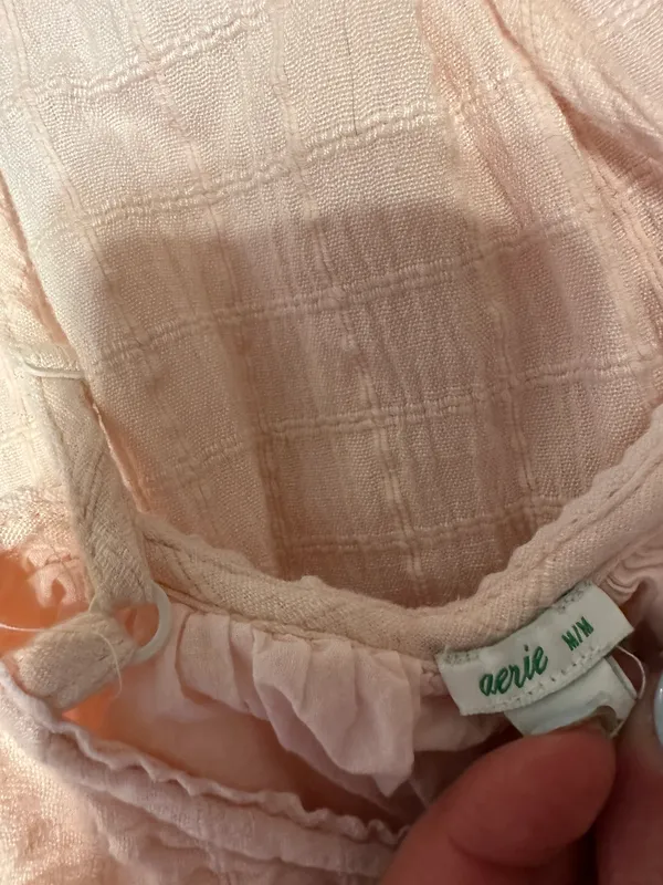 Aerie Pink Low Back Maxi Dress - Image 7
