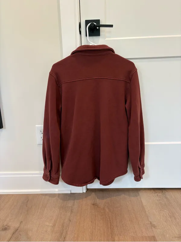 Aritzia TNA Cozy Fleece Boyfriend Button Up - Image 5