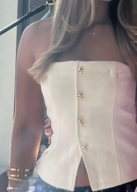 SheIn Strapless Top - Image 4