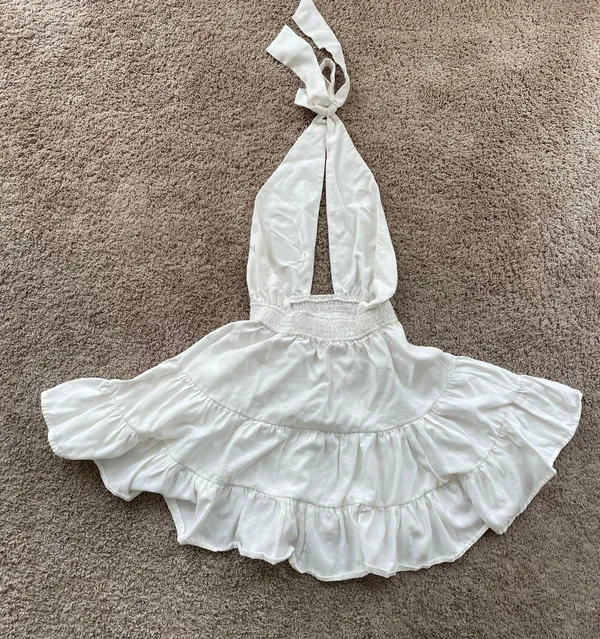 Halter Dress White - Image 4