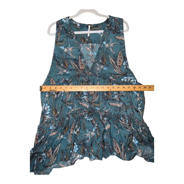 Free People Purple Haze Floral Long Tunic, Medium - Image 8