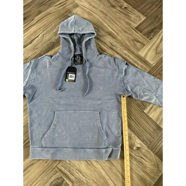 ALPHALETE Women’s Terry Oversized Hoodie - Celestial Blue ,Size Medium - Image 4