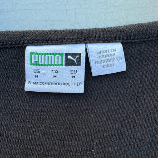 Puma Black Evide Unitard Graphic Bodysuit Romper Tank Top Shorts - Image 6