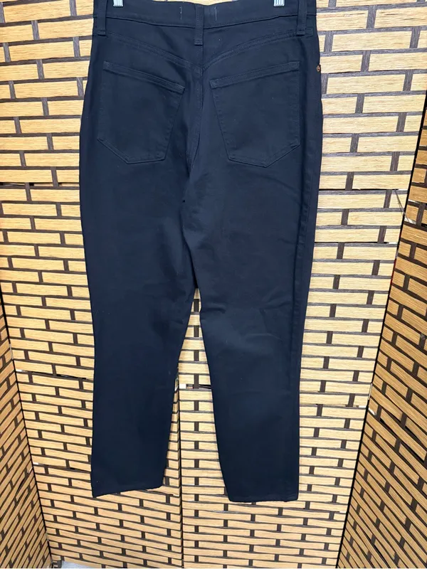 Abercrombie & fitch black the 90S straight ultra high rise jeans size 29 long - Image 2