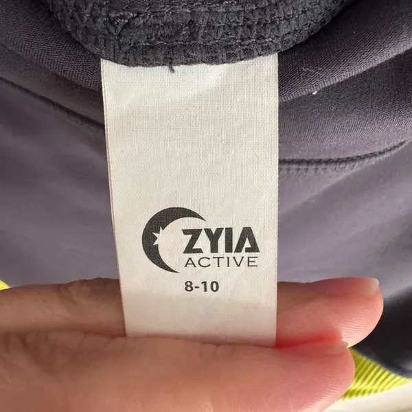 Zyia Active Parallel Luxe Neon Yellow Leggings - Image 6