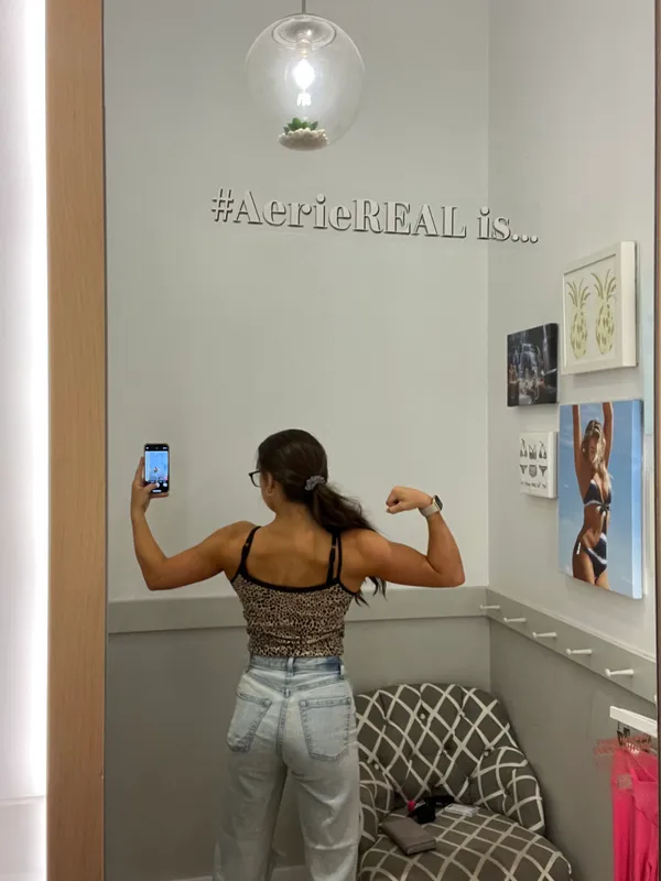 Brandy Melville pacsun cheetah lace trim tank - Image 5