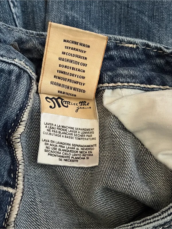 Miss Me Sunny Skinny Jeans 29 Medium Wash Distressed Western Rock Grunge Y2K 90s - Image 15