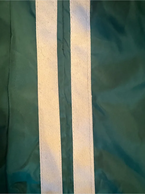Edikted Fauna Nylon Track Pants Green Wide Leg Size Small EUC - Image 6
