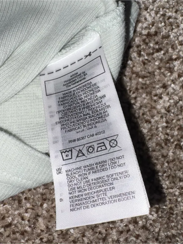 Adidas Ribbed Crop Tank Top in Mint XS - Image 5