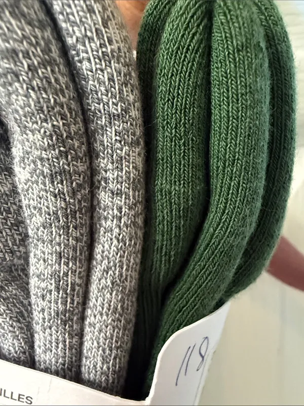 lululemon athletica Daily Essential Crew Socks - Cream, Green & Gray (3 Pack) - Image 4