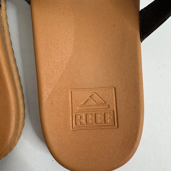 Reef Black Strappy Sandals‎ Size 9 - Image 3