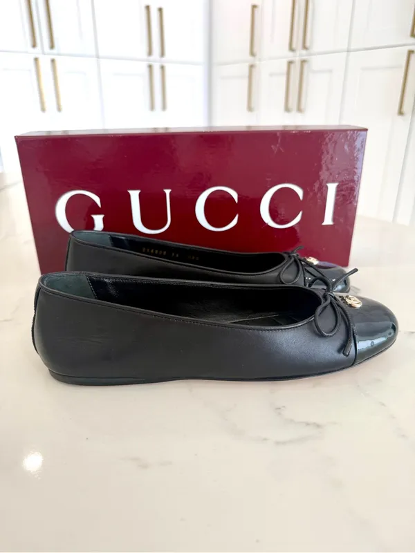 Gucci GG Marmont Ballet Flats - Image 3