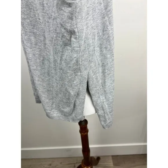 REPEAT Easy Knit Gray Cotton Viscose‎ Crewneck Relaxed Sweater Size 38 S - Image 10