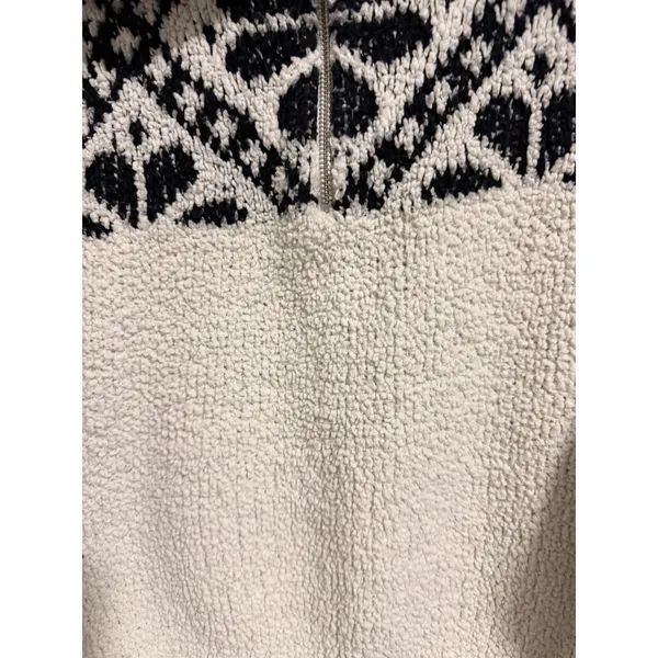 Pilcro Maia Cropped Quarter-Zip‎ Pullover Sweater Women's Size Small - Image 10