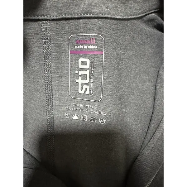 Stio Tipton Tech Half Zip Heather Gray‎ Women's Size Small - Image 9