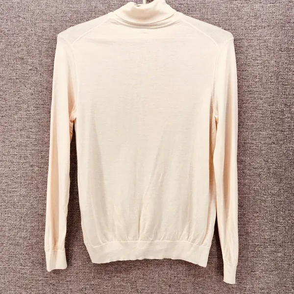 Uniqlo Wool Turtleneck Sweater Yellow‎ Large - Image 2