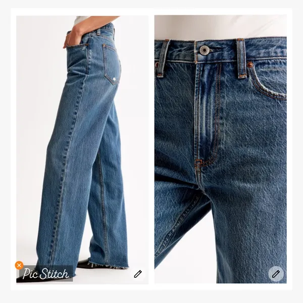 Abercrombie & Fitch High Rise The Loose Jeans - Image 4