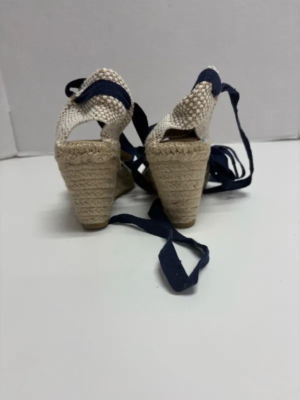 Alpargatera La Manual - Blue Espadrilles‎ With Jute Wedge - Size 37 (6.5 US) - Image 5