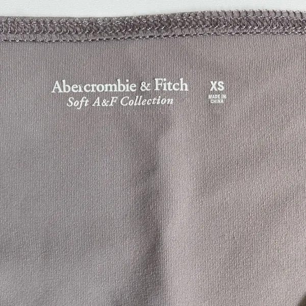 Abercrombie & Fitch Soft A&F Collection Tie‎ Front O-Ring Bodysuit Taupe XS - Image 4