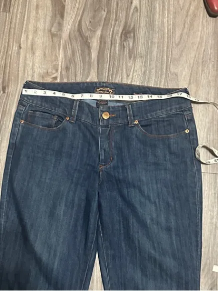 Seven7 Dark Blue Flare Jeans - Image 5