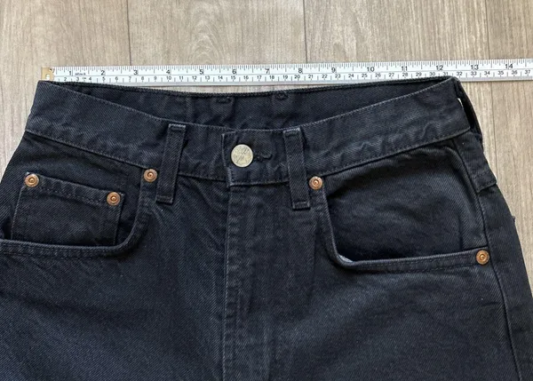 Lucky Brand Black Jeans Women Sz 4/27 Dungarees Juliet Chino - Image 6