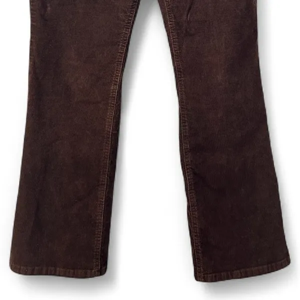 Corduroy Bootcut Pants Chocolate‎ Brown 8 - Image 4