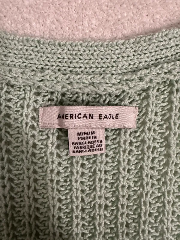 American Eagle Cropped Knit Sweater Vest - Image 2