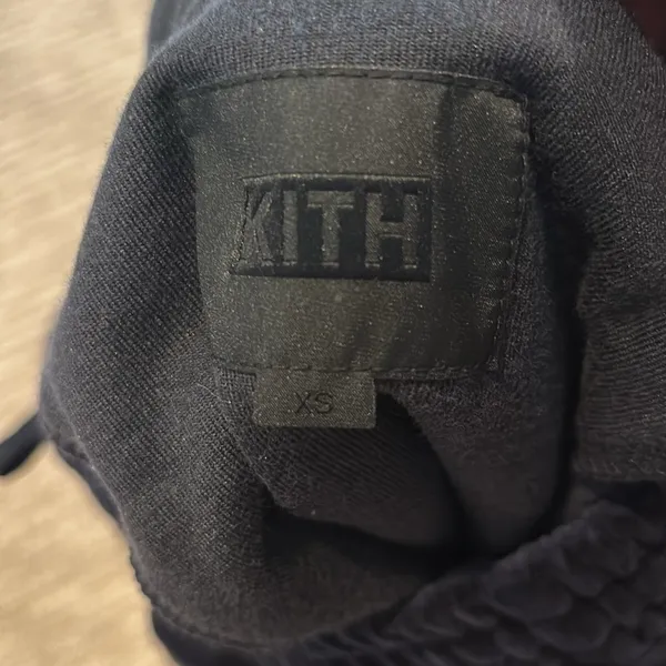 Kith Navy Blue Velvet Pants - Image 3