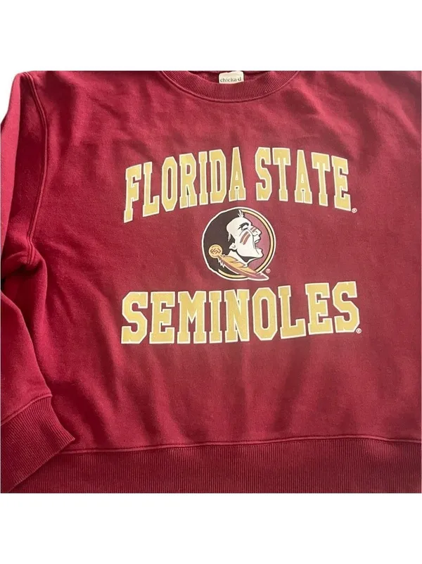Florida State Seminoles Sweatshirt size Small Red - Image 3