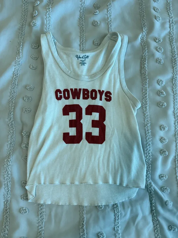 Brandy Melville Tank Top Cowboys - Image 4