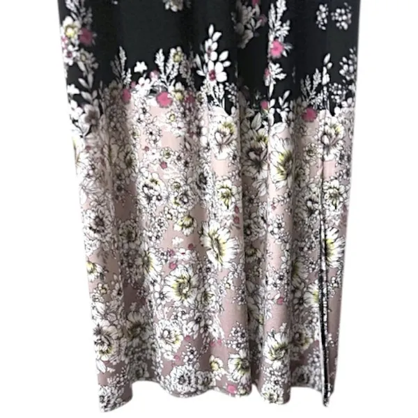 Maurices Black‎ Floral Halter Maxi Dress S Wedding Cruise Vacation Cottagecore - Image 13