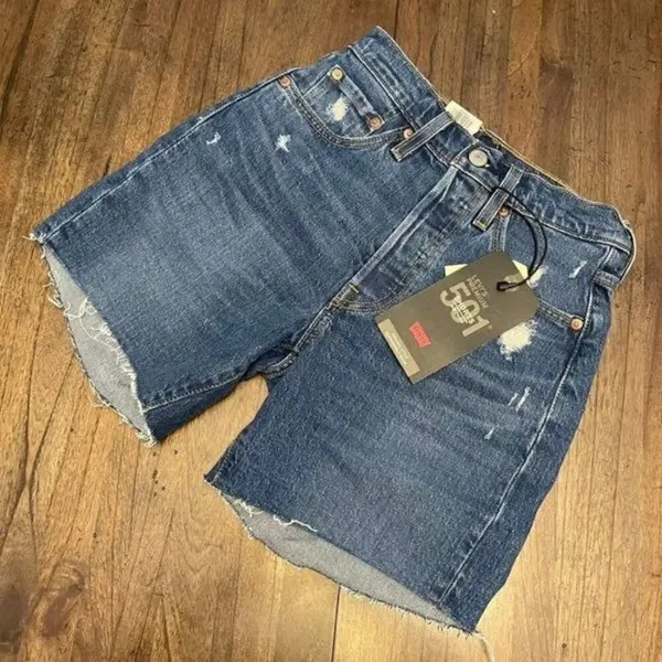 Levi's 501 Mid Thigh Shorts - Image 4