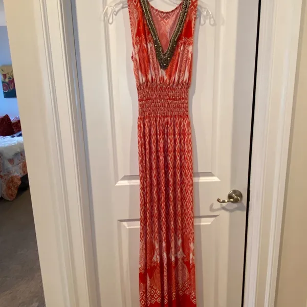 Maxi sleeveless dress Red - Image 6