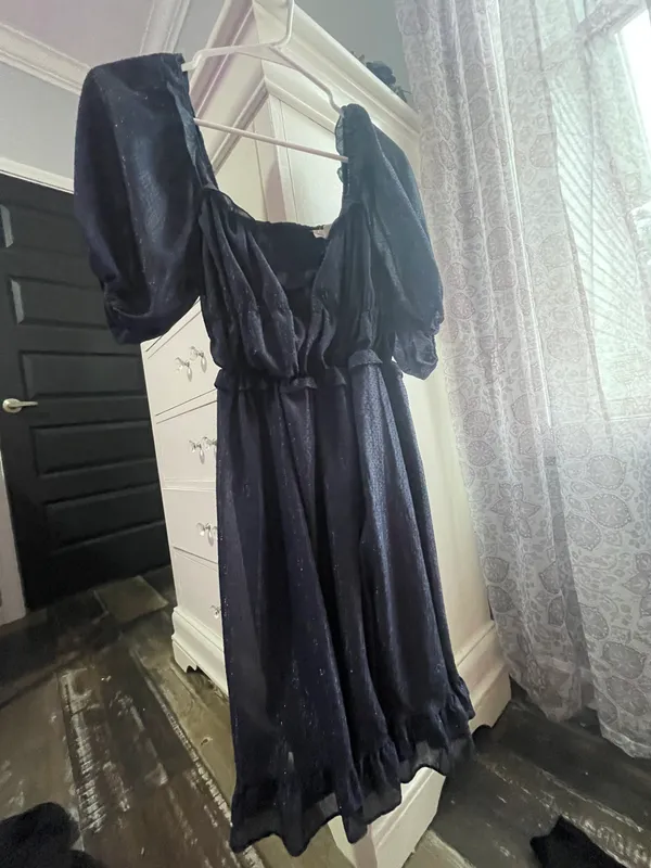 Blu Pepper Navy Blue Dress - Image 3
