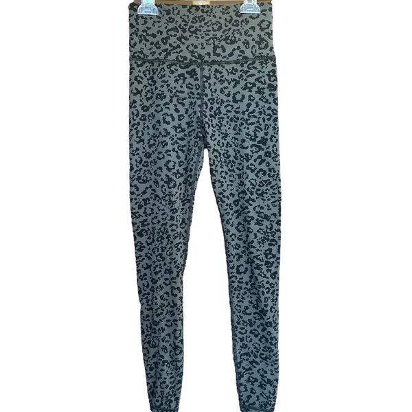 Athleta Leopard Elation Ultra High Rise‎ Tights Leggings Sz XS - Image 2