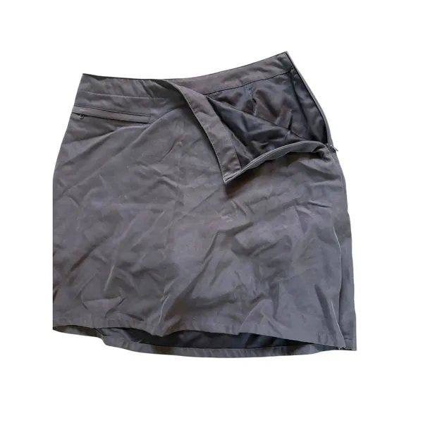 Patagonia Duway Skirt Skort Gray Side Zip Tennis Golf Womens Size 6 - Image 4