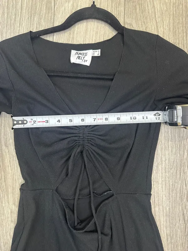 Princess Polly Night Out Cutout Dress Black Size 6 - Image 7