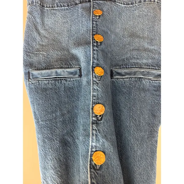 NEW Show Me Your MuMu Darien Dress Denim Mini size XS - Image 6