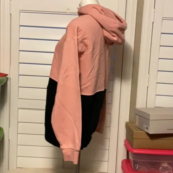 Zine Clothing Pink and Black Women's Hoodie - Image 5