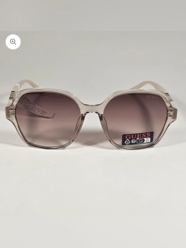 Guess GO00091 45F Butterfly Sunglasses Nude Frame Brown Gradient Lens 57mm NWT - Image 2