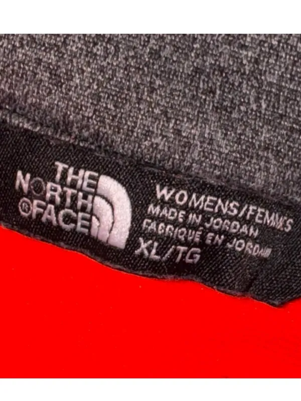 The north face pink grey quarter zip sweatshirt sweater - Image 3