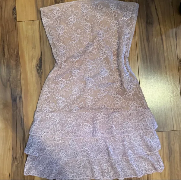 Edikted Scarlett layered lace mini dress - Image 3