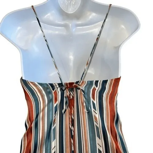 ASTR THE LABEL Multi Color Shift Dress Slits Tie Back EUC ‎ Size XS - Image 7