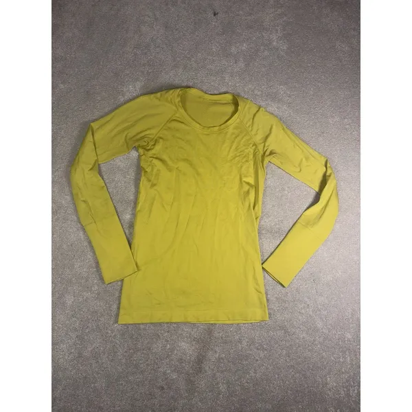 Lululemon Yellow Serpentine swiftly tech 6 long sleeve - Image 2