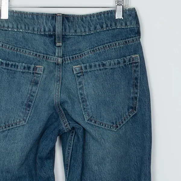 Hollister Low Rise Baggy‎ Jeans Womens Size 000R W23 Regular Medium Wash Denim - Image 6