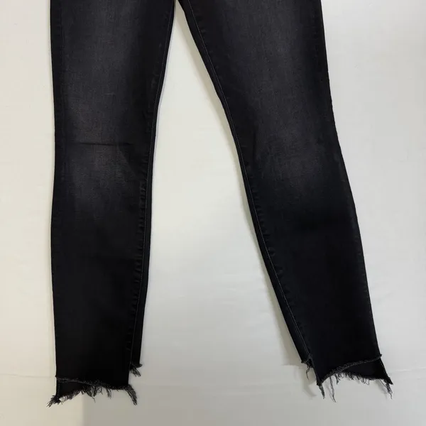 Mother Size-26 The Stunner‎ Two Step Fray Last Call Dark Blue Wash Denim Jeans - Image 12