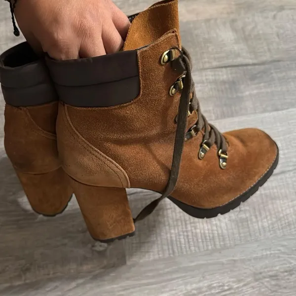 Circus by Sam Edelman Brown Suede Ankle Boots - Image 4