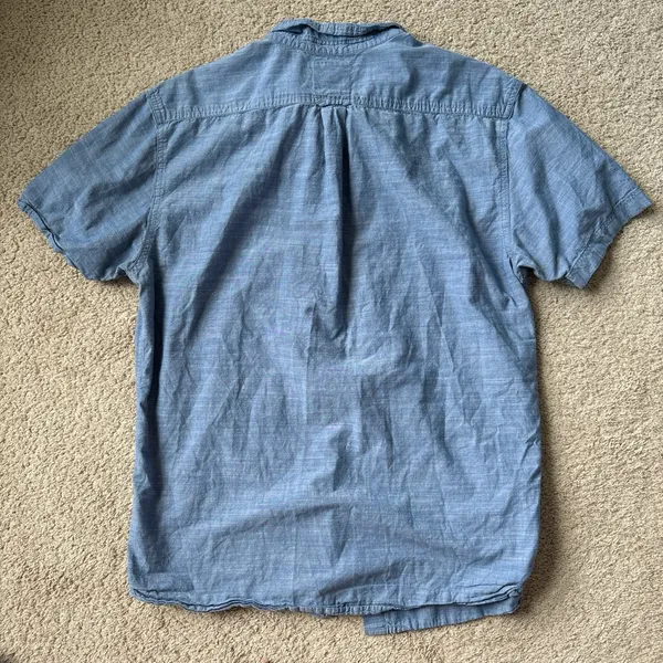 Levi's Blue Casual Button Down Shirt Short Sleeve - Image 5